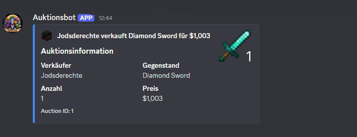 Discord Post Beispiel Screenshot
