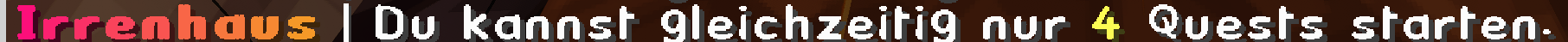 Quest Limit Beispiel Screenshot