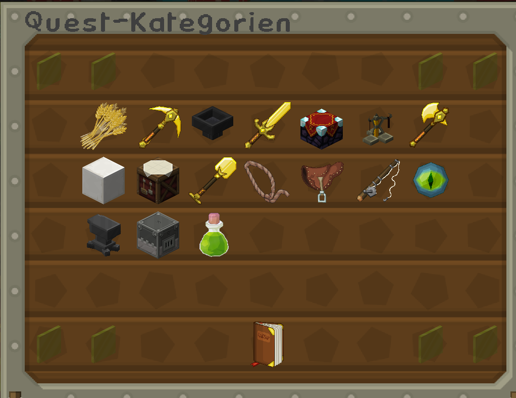 Quest Menü Beispiel Screenshot