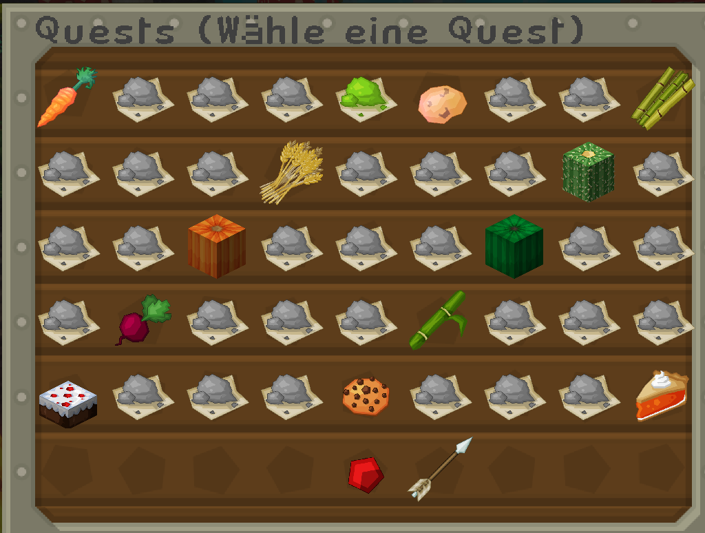 Quest Kategorien Beispiel Screenshot