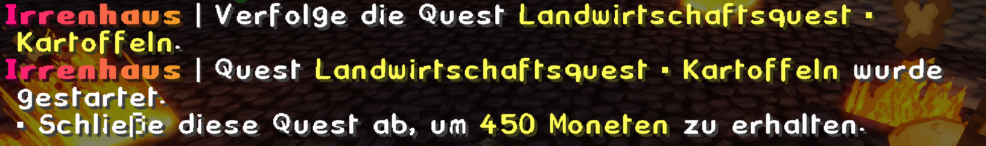 Quest Annehmen Beispiel Screenshot